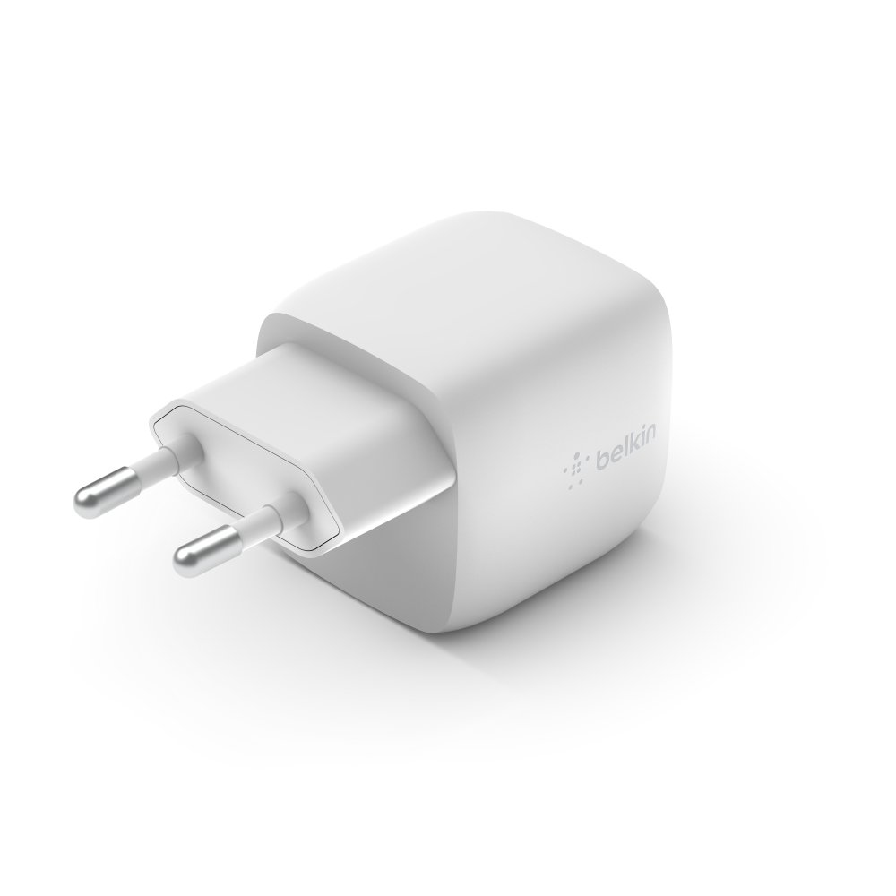 شارژر دیواری شارژ سریع 30 وات بلکین مدل WCH001vfWH با پورت USB-C