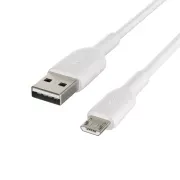 کابل شارژ سریع USB-A به Micro-USB بلکین مدل CAB005bt1MWH طول 1 متر