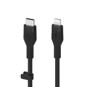 کابل شارژ سریع USB-C به لایتنینگ بلکین مدل CAA009bt1MBK طول 1 متر 4