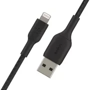کابل تبدیل USB-A به لایتنینگ بلکین مدل CAA002bt2MBK طول 2 متر 5