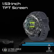 ساعت هوشمند پرومیت مدل XWATCH-R19.GREY با صفحه گرد و قابلیت تماس بلوتوثی 9
